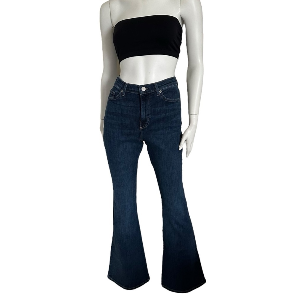 Banana Republic Premium Denim High Rise Flare Jeans